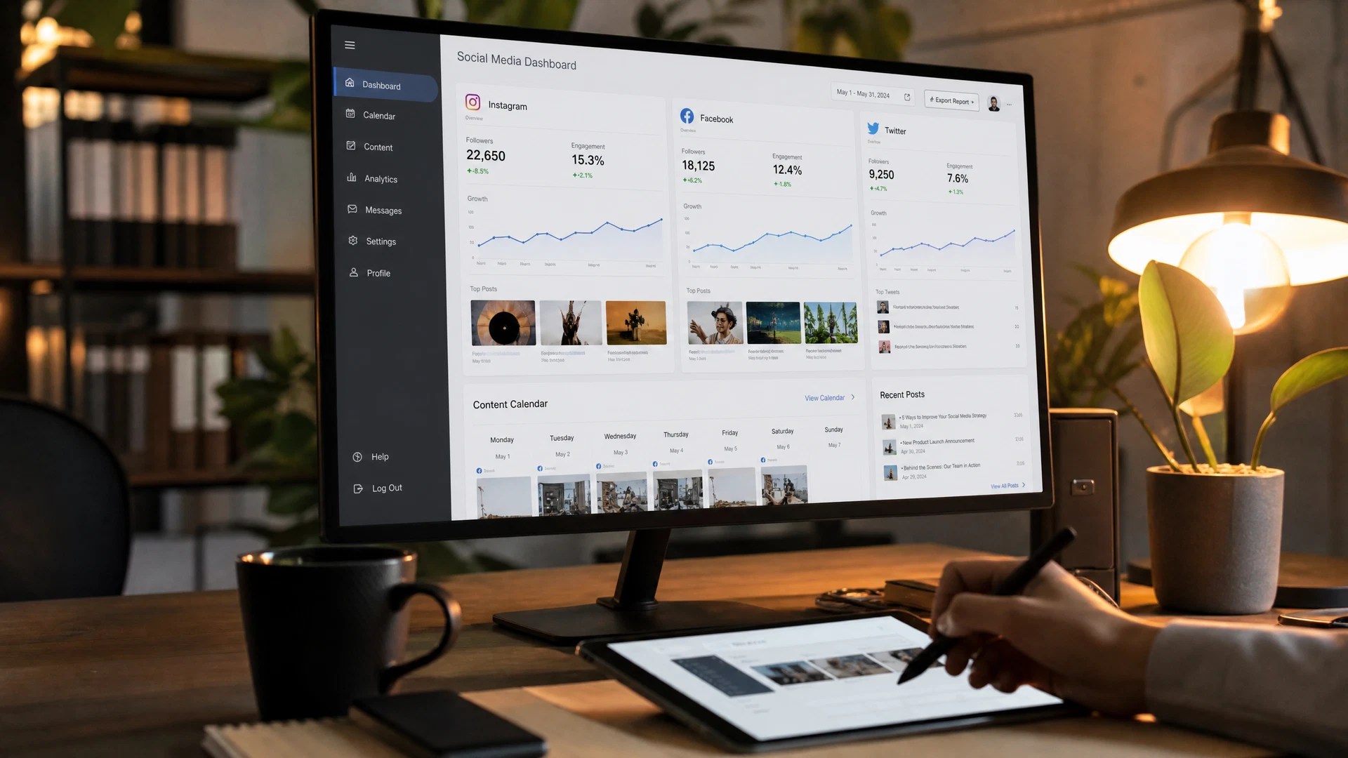 Social media marketing for businesses